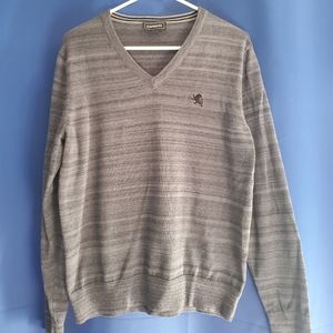 Gray V-Neck sweater